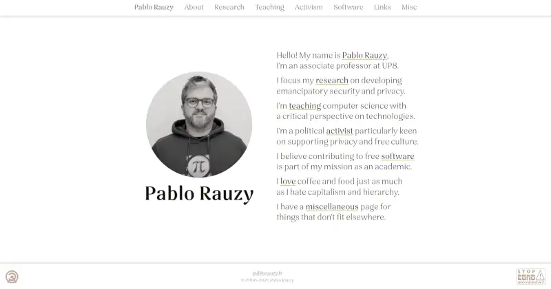 New design of my personal web site
